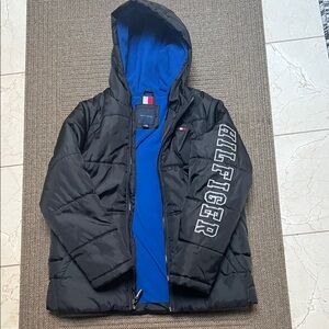 Tommy Hilfiger Black Jacket with Blue Interior